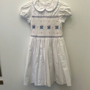 Antoinette Paris butterfly smocked dress